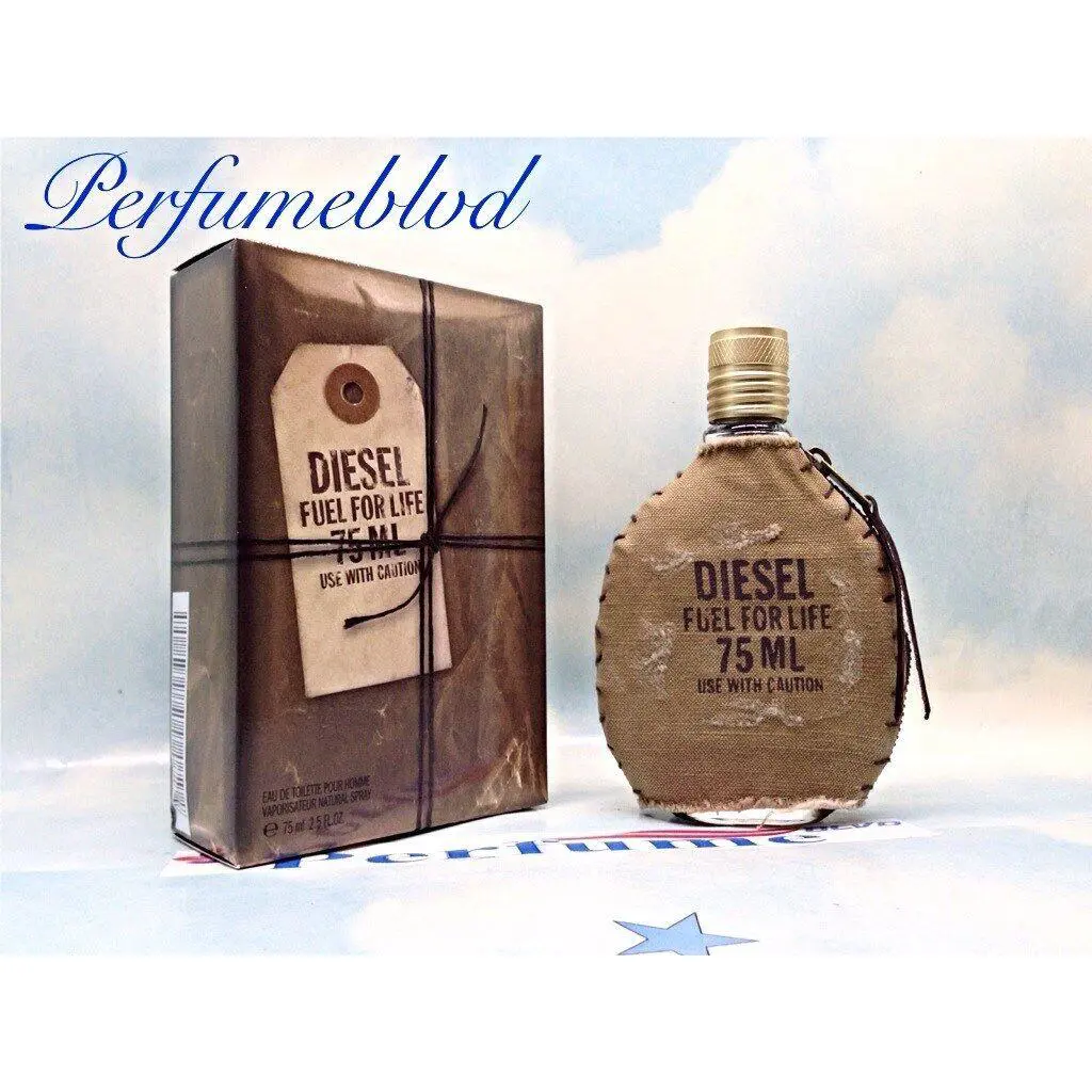 Diesel Fuel For Life 2.5 Fl.oz 75 ML Eau DE Toilette Spray Men