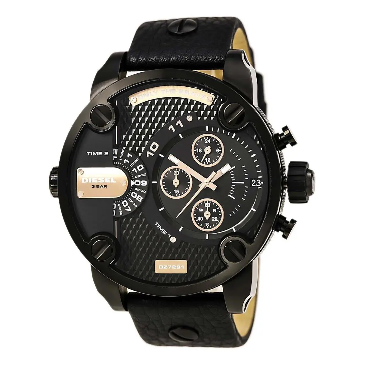 Diesel Little Daddy Men`s Black Watch - DZ7291