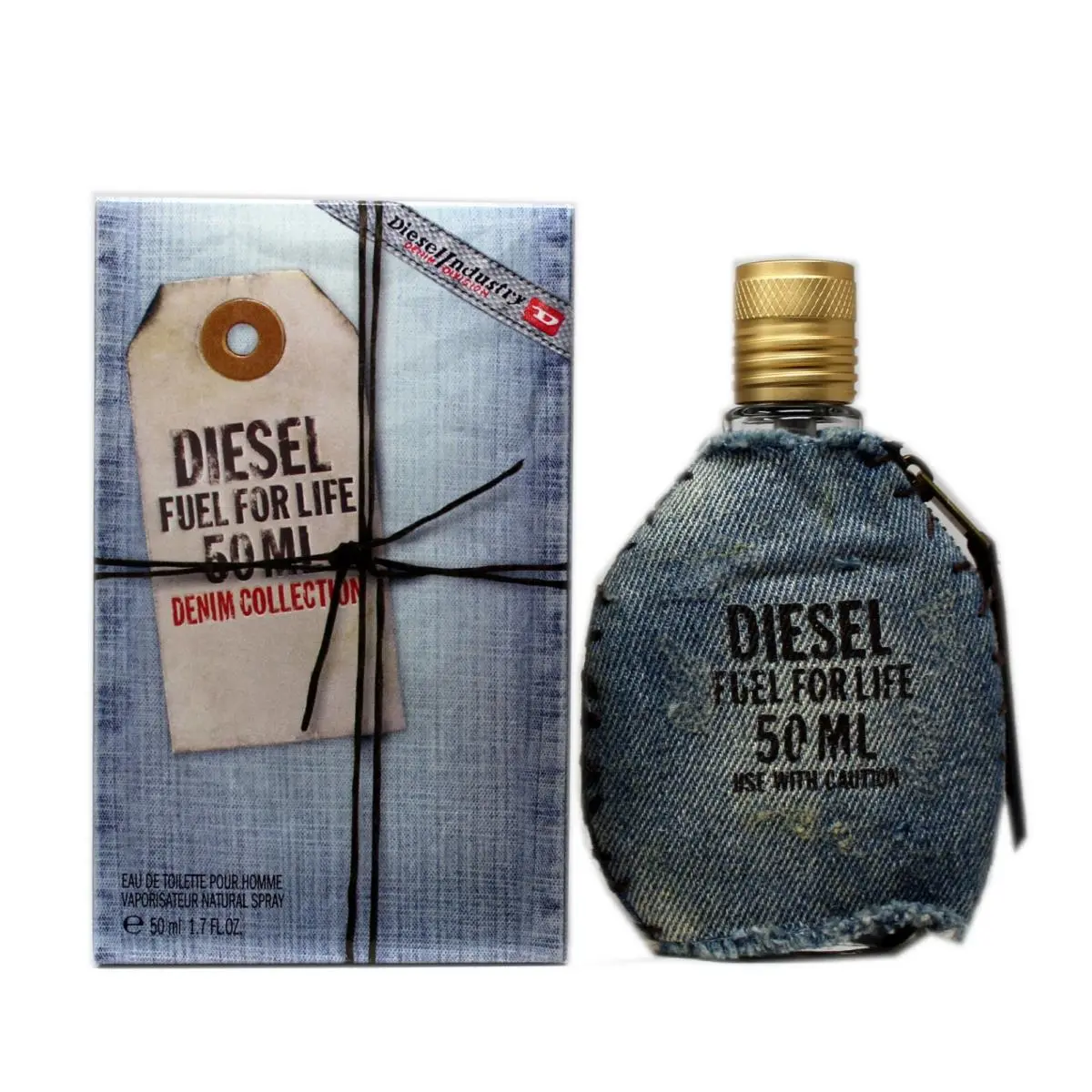 Fuel For Life Denim Collection Pour Homme Eau DE Toilette Spray 50ML by Diesel
