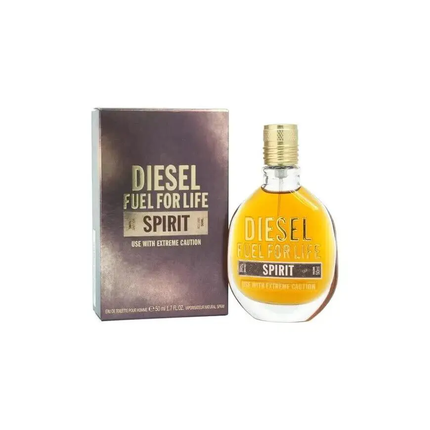 Diesel Fuel For Life Spirit Men Edt 1.7oz Rare 1 Free Perfume