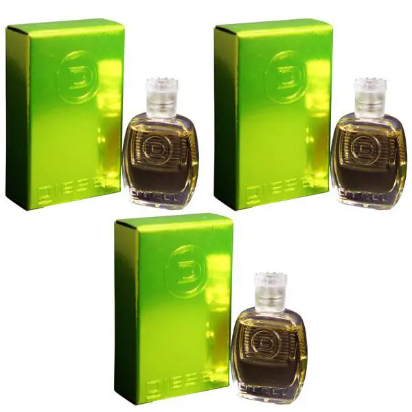 Diesel by Diesel For Men Women Combo Pack: Edt Splash 0.51oz 3x 0.17oz Minis