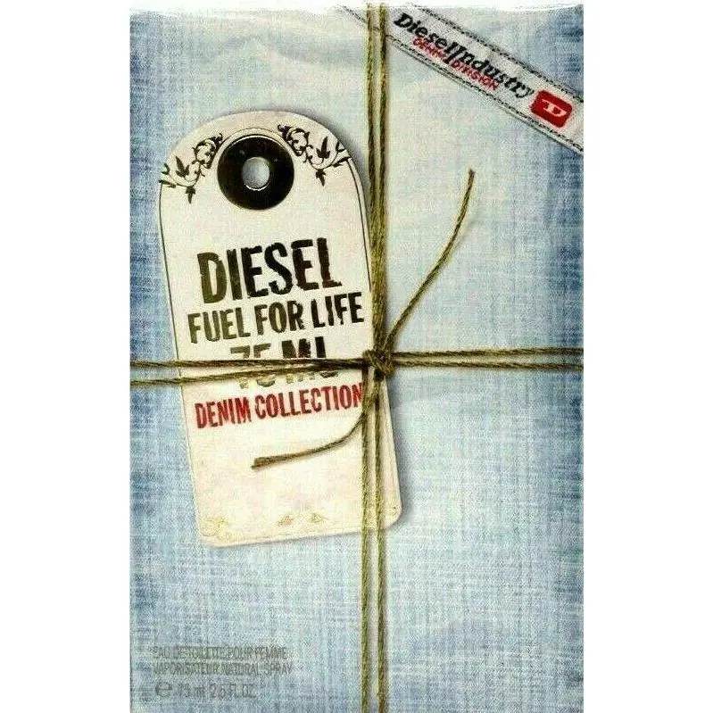 Diesel Fuel For Life Denim Collection Eau DE Toilette For Women 2.5 Oz / 75 ml