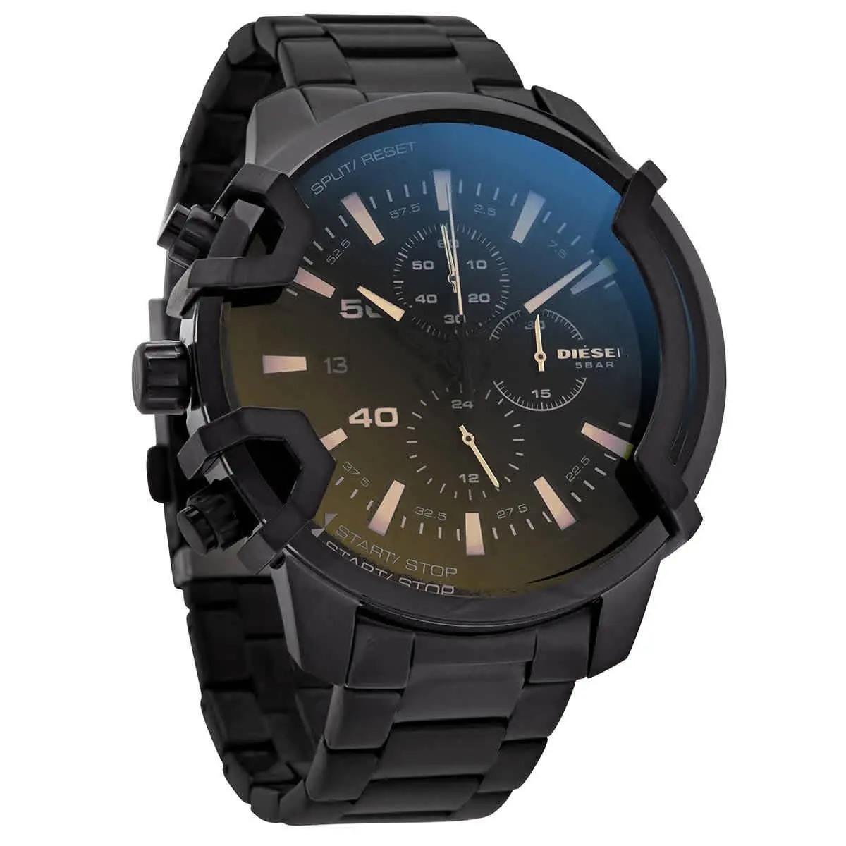 Diesel Griffed Lefty Chronograph Quartz Black Dial Men`s Watch DZ4529