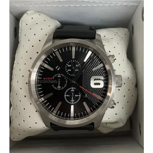 Diesel Rasp Chronograph Black Dial Men`s Watch DZ4444