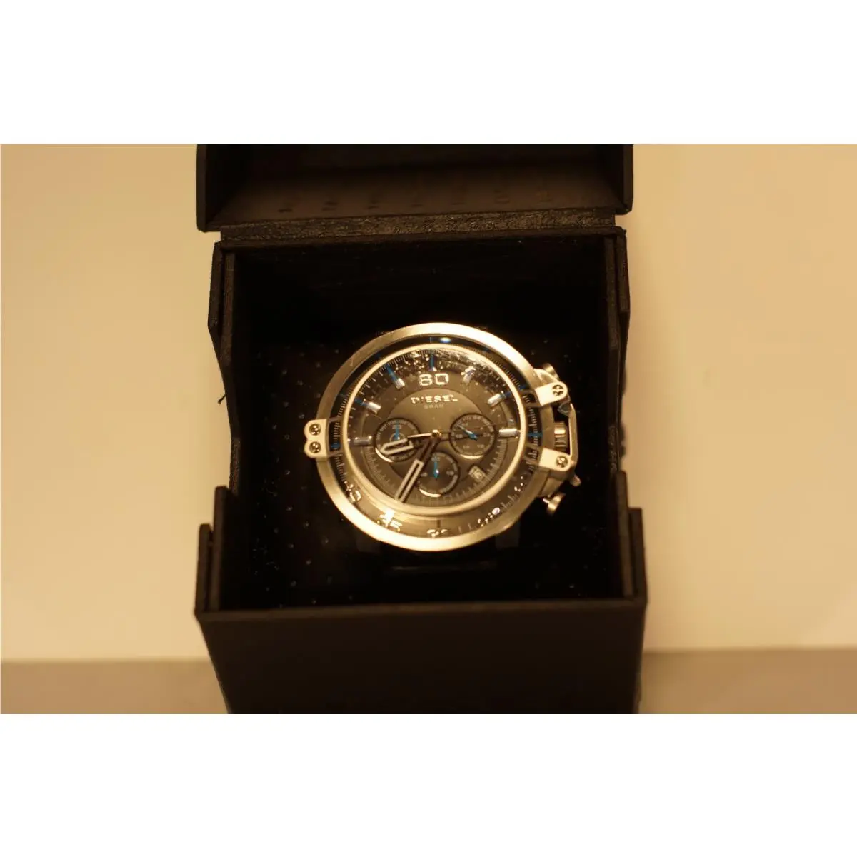 DZ4408 Men`s `deadeye` Quartz Stainless Steel Leather Band Men`s by Diesel