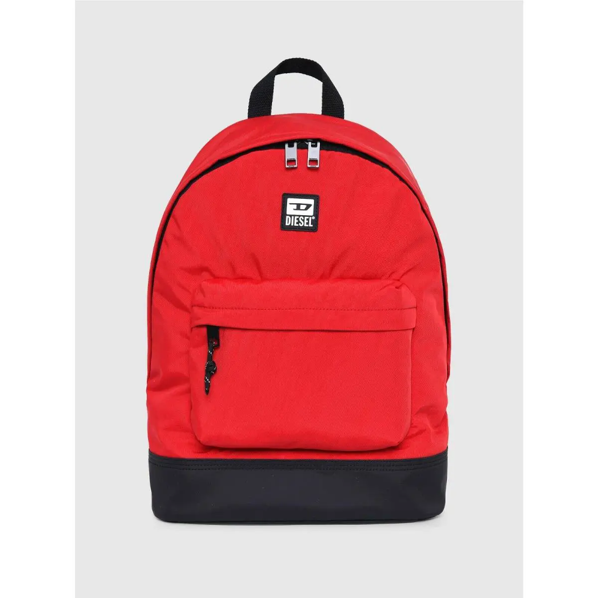 Diesel Violano Backpack in Red Washed Nylon D Logo Patch