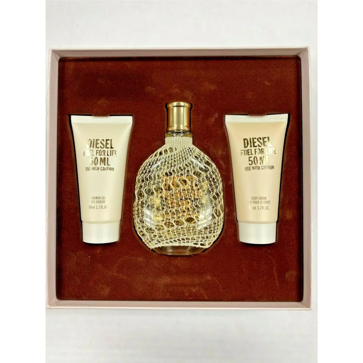 Fuel For Life BY Diesel 3 Pcs Set 2.5 Edp + 1.7oz Lotion+1.7 Body Wash Women