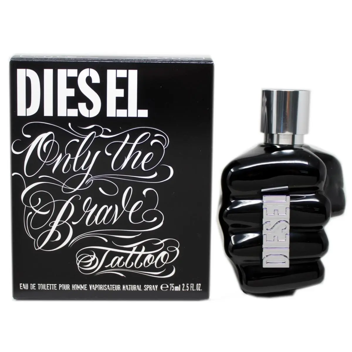 Only The Brave Tattoo Pour Homme Eau DE Toilette Spray 75 ML/2.5 Fl.oz by Diesel