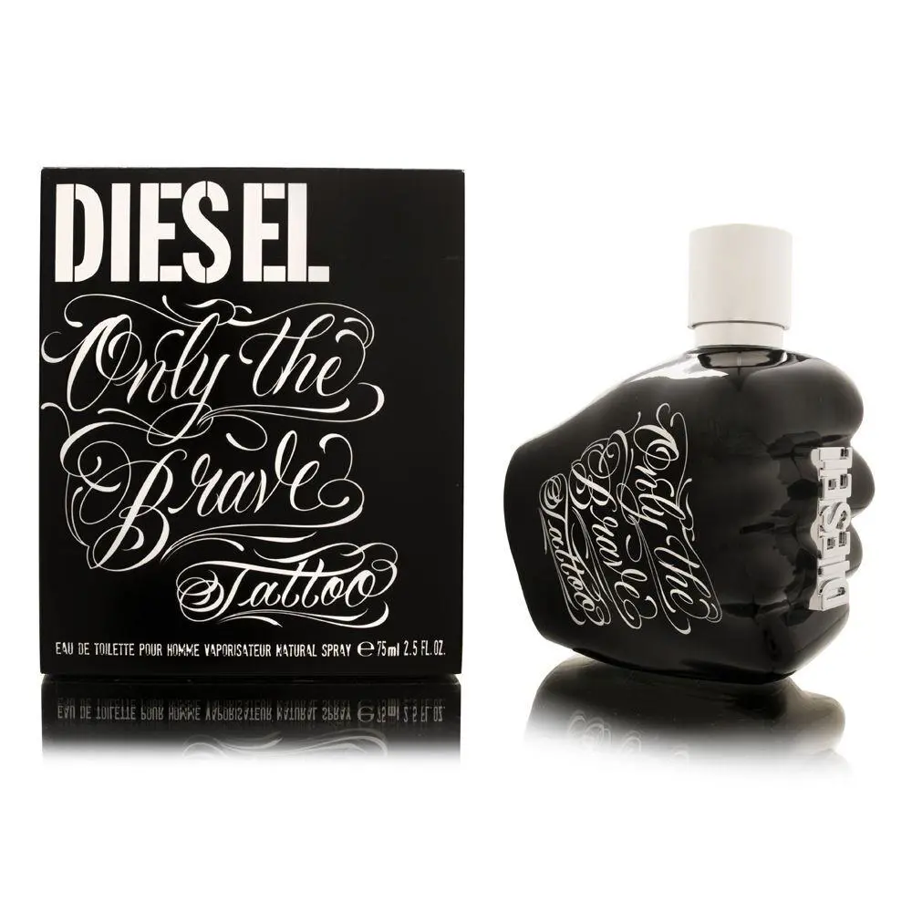 Only The Brave Tattoo  For Men 2.5 oz Edt Spray by Diesel