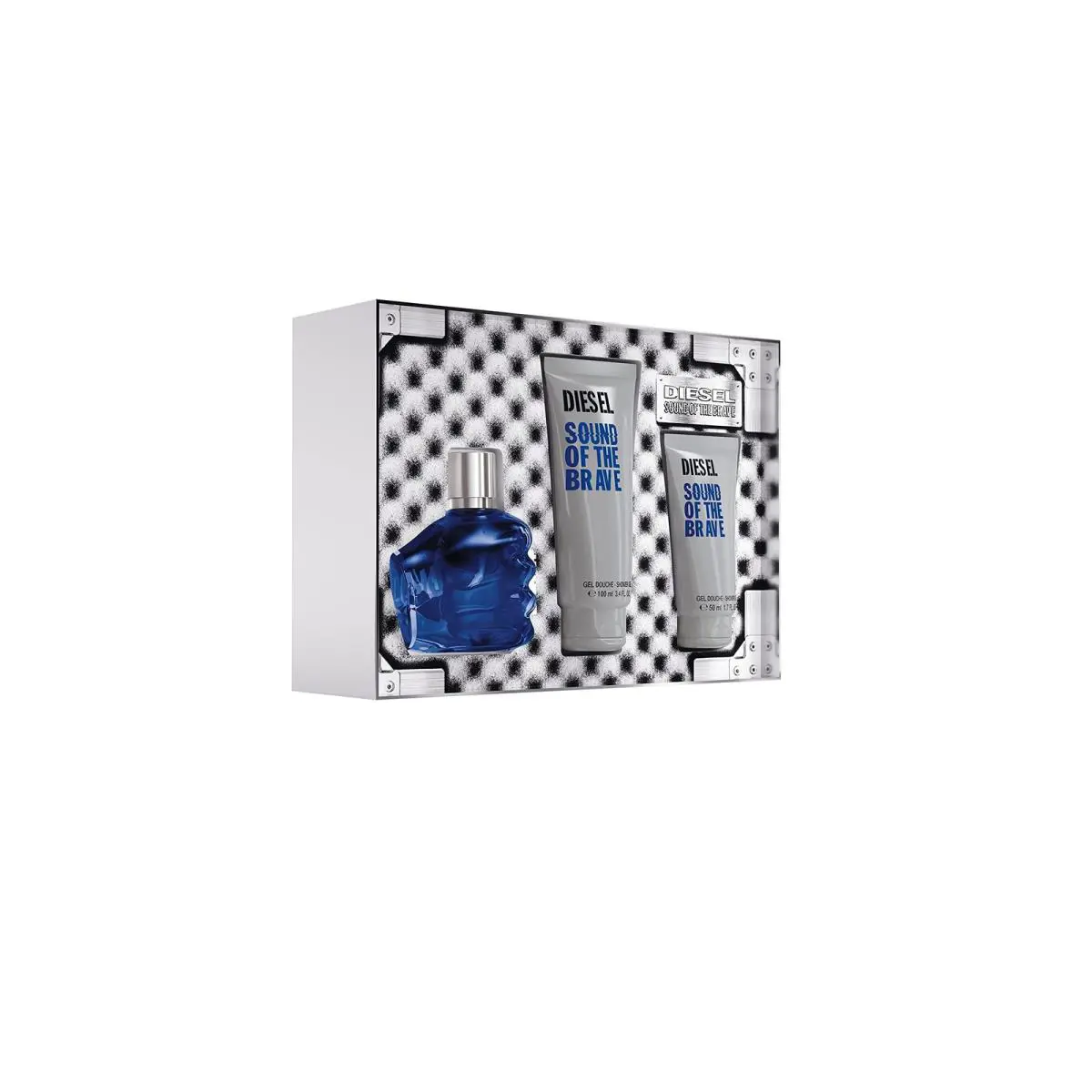 Diesel Sound of The Brave Men 2.5OZ Eau de Toilette Spray 3.4+1.7 OZ Shower Gel