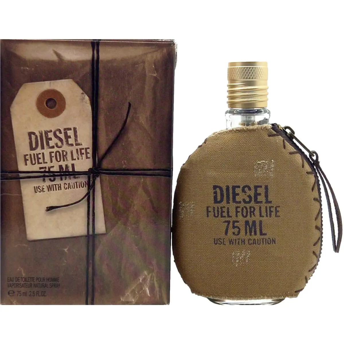 Diesel Fuel For Life Pour Homme Eau DE Toilette Spray For Men 2.5 Oz / 75 ml