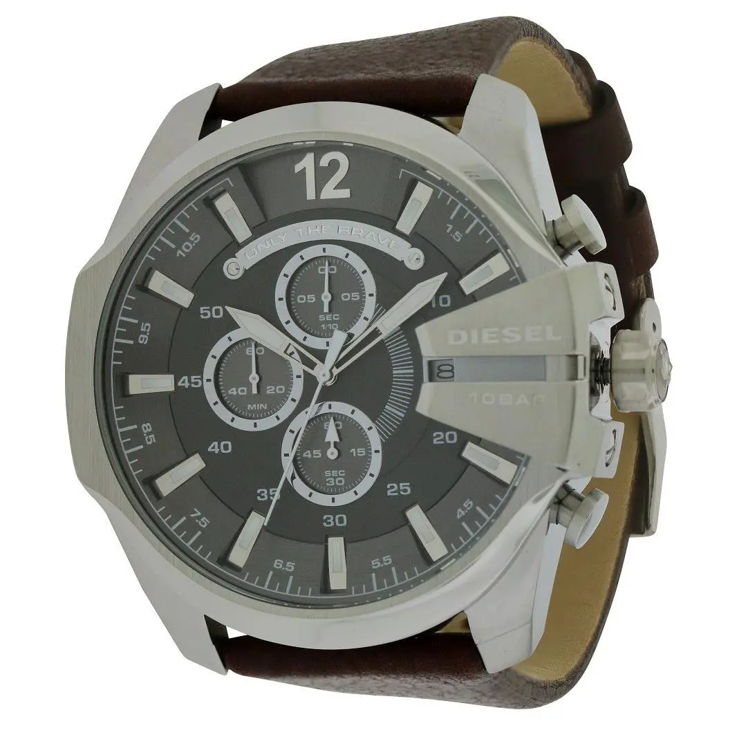 Mega Chief Chronograph Grey Dial Men`s Watch DZ4290 by Diesel