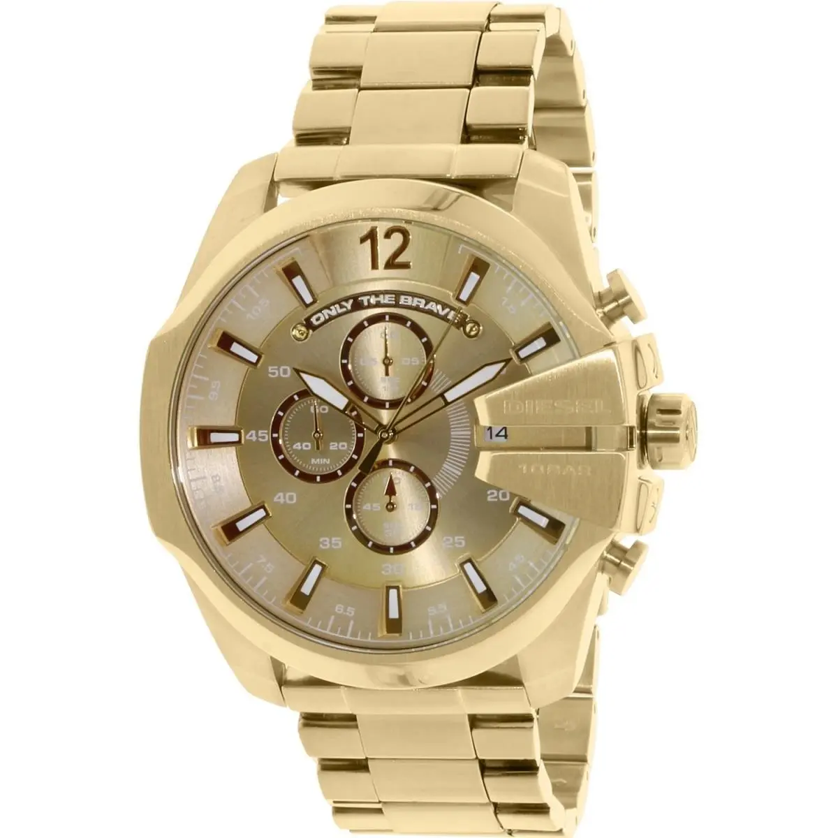 Diesel Men`s DZ4360 Gold Stainless-steel Quartz Fashion Watch