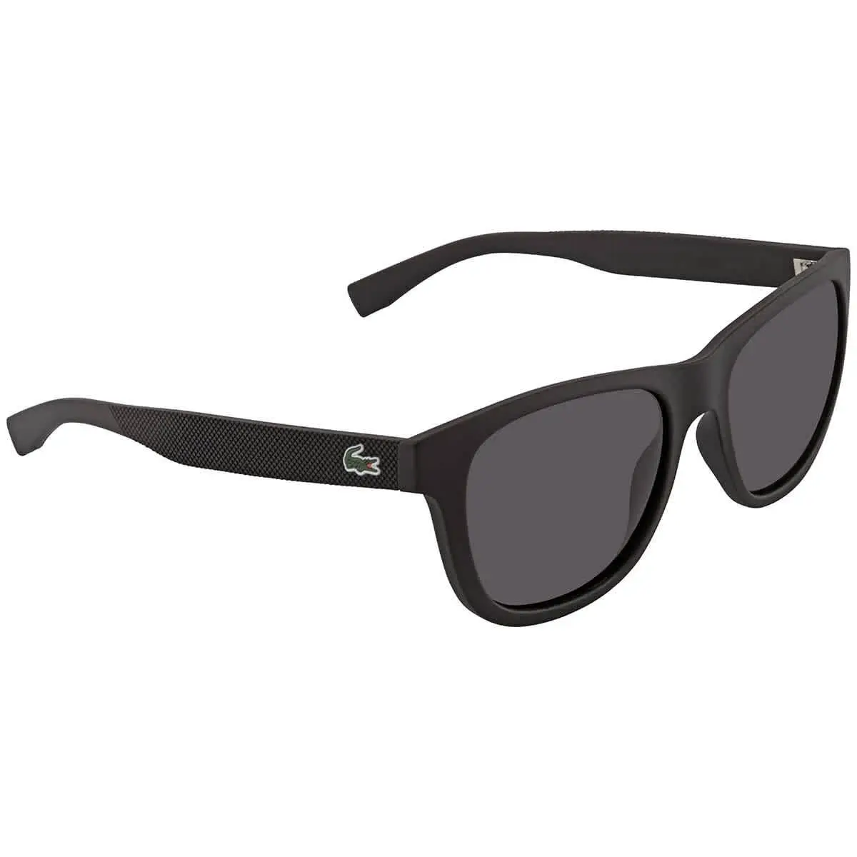 Lacoste Grey Square Unisex Sunglasses L848S 001 54 L848S 001 54 - Black, Frame: Black, Lens: Gray