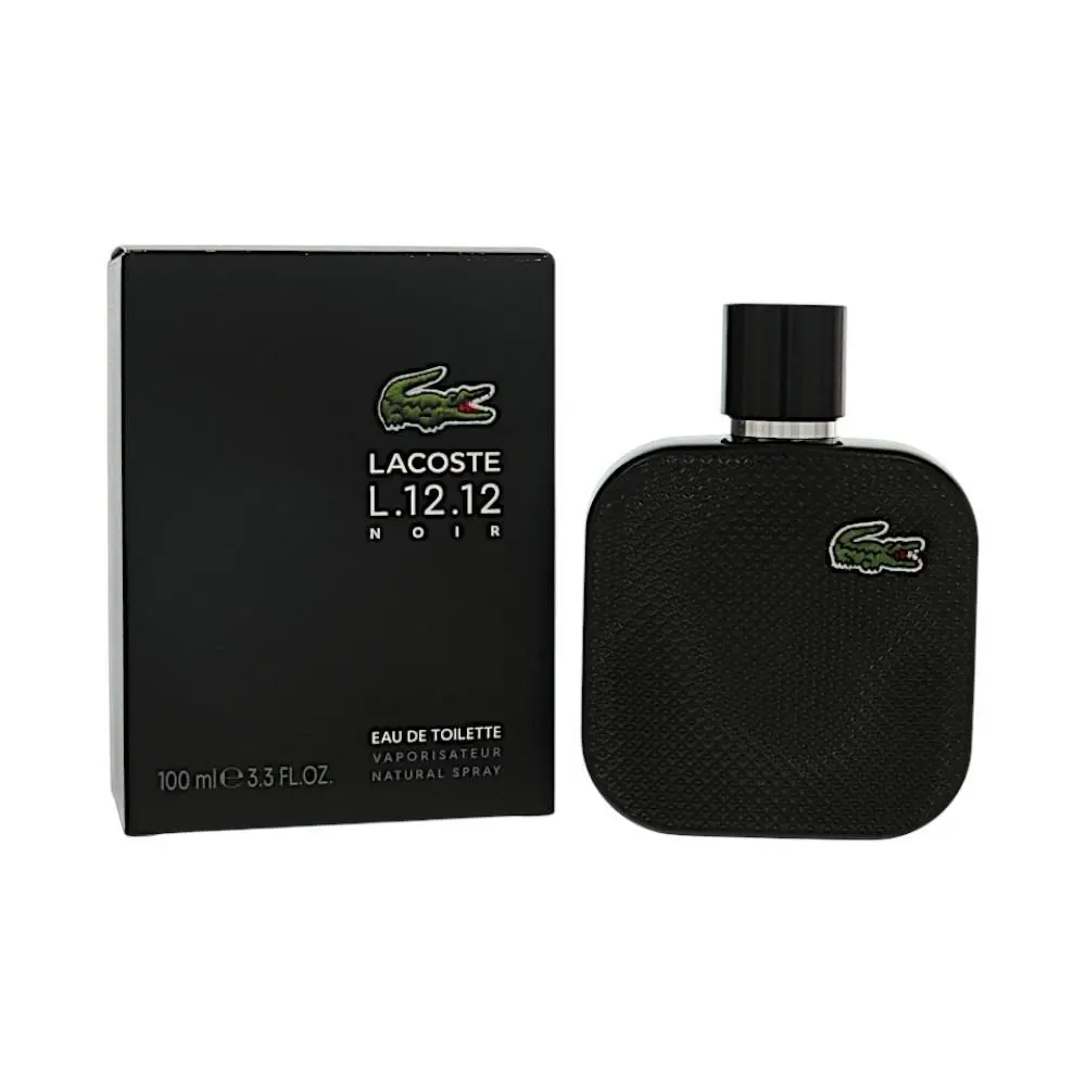 Lacoste Eau De Lacoste L.12.12 Noir by Lacoste Box For Men 3.3 Oz Eau De