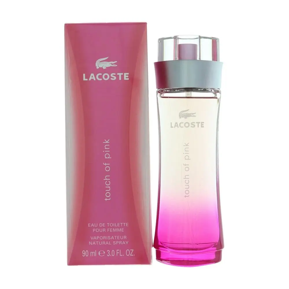 Touch Of Pink  Box For Women 3.0 Oz Eau De Toilette Spray by Lacoste