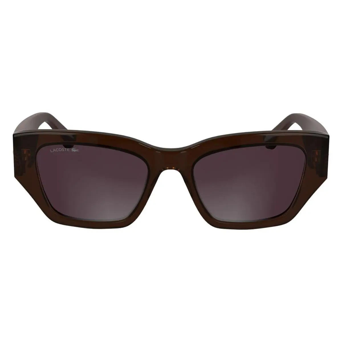 Lacoste L6053S Sunglasses Female Dark Brown 52mm