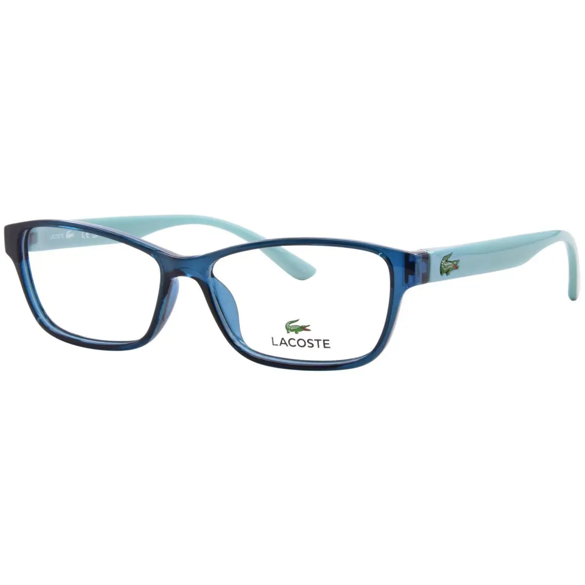 Lacoste L3803B 466 Eyeglasses Frame Youth Kids Girl`s Petrol Full Rim 51mm
