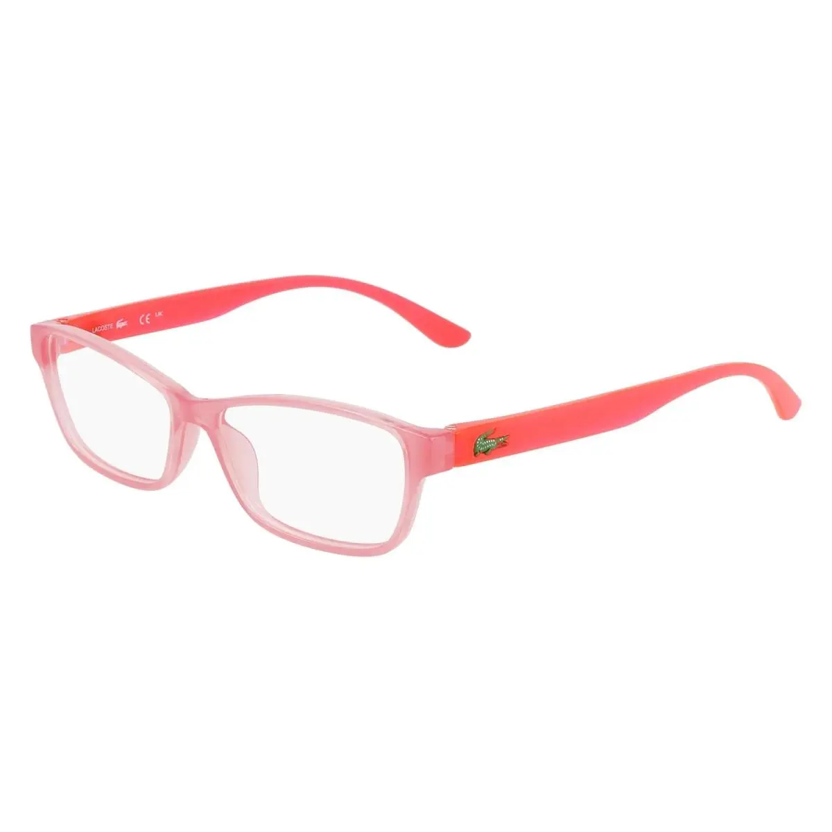 Kids  L-3803B 662 Rose Eyeglass W/glow in The Dark Temples 51/14/135 by Lacoste