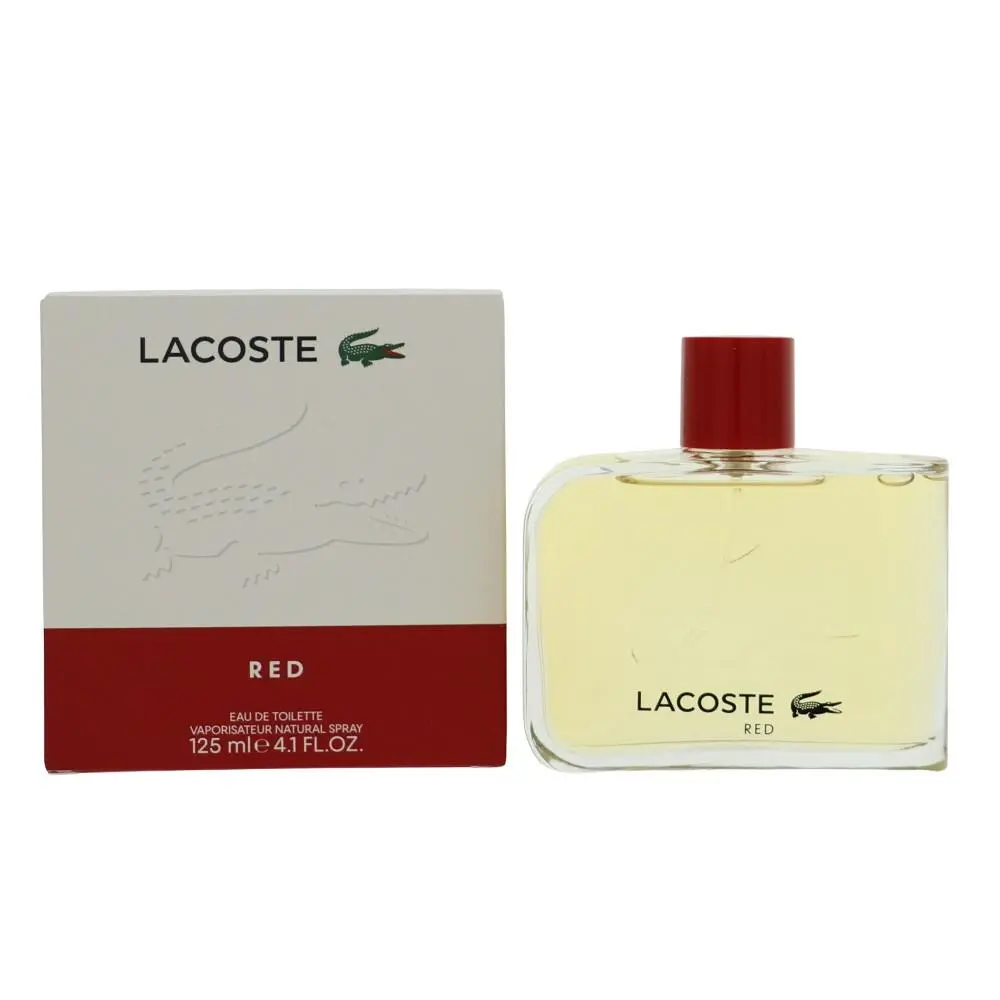 Lacoste Red Style In Play by Lacoste Box For Men 4.1 Oz Eau De Toilette Spray