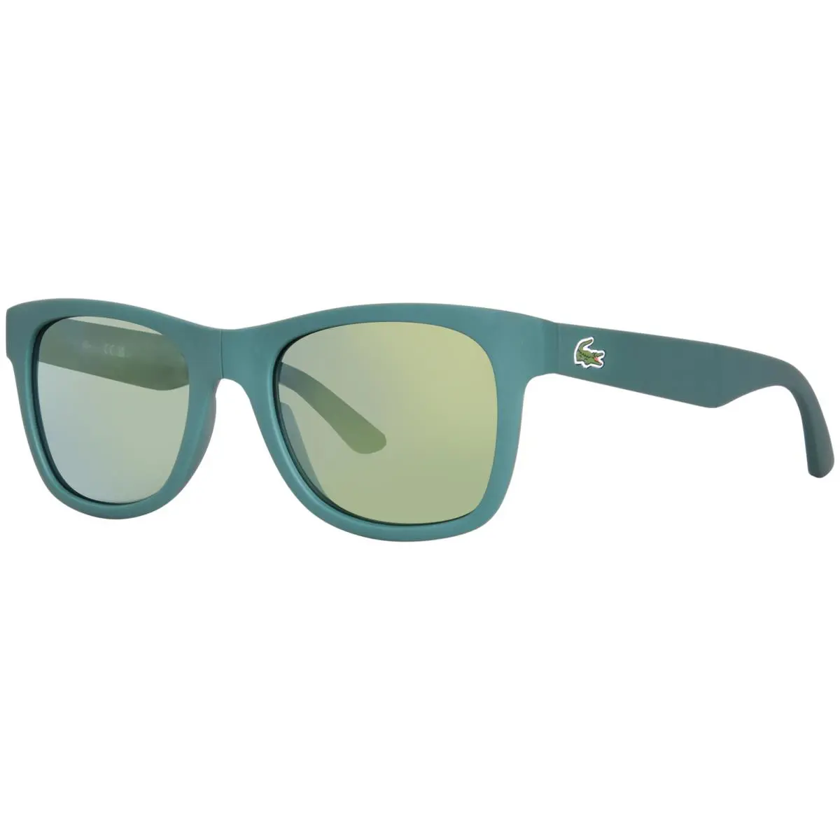 Lacoste Men`s L778S 035 Folding Sunglasses Men`s Matte Grey/green Mirror 52mm
