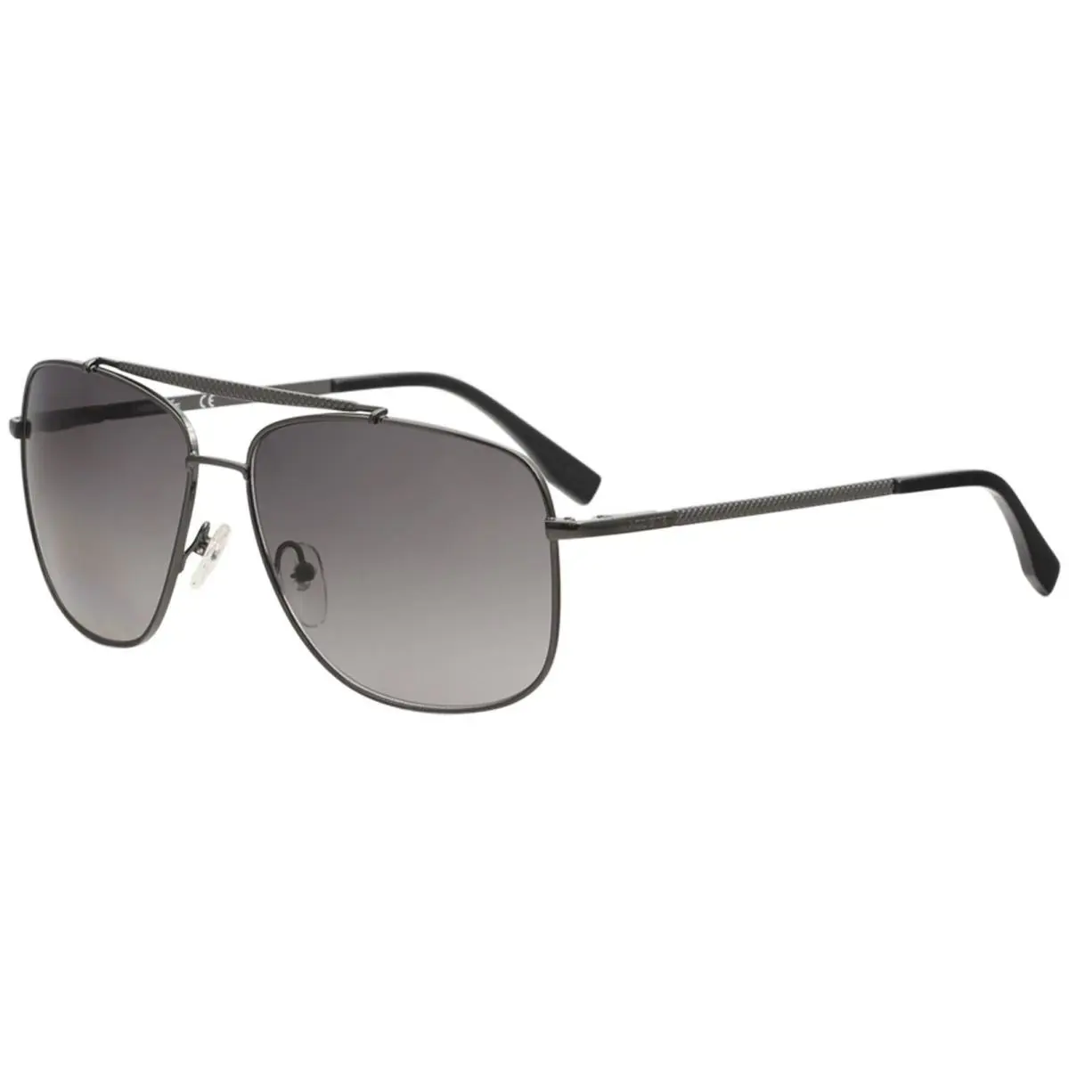 Lacoste Men`s L188S L/188/S 033 Gunmetal Fashion Pilot Sunglasses 59mm - Frame: Gold, Lens: Gray
