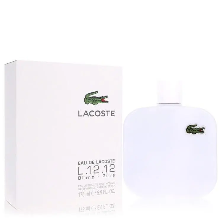 Eau De L.12.12 Blanc By Toilette Spray 5.9 Oz Men 531599 Fragrance by Lacoste