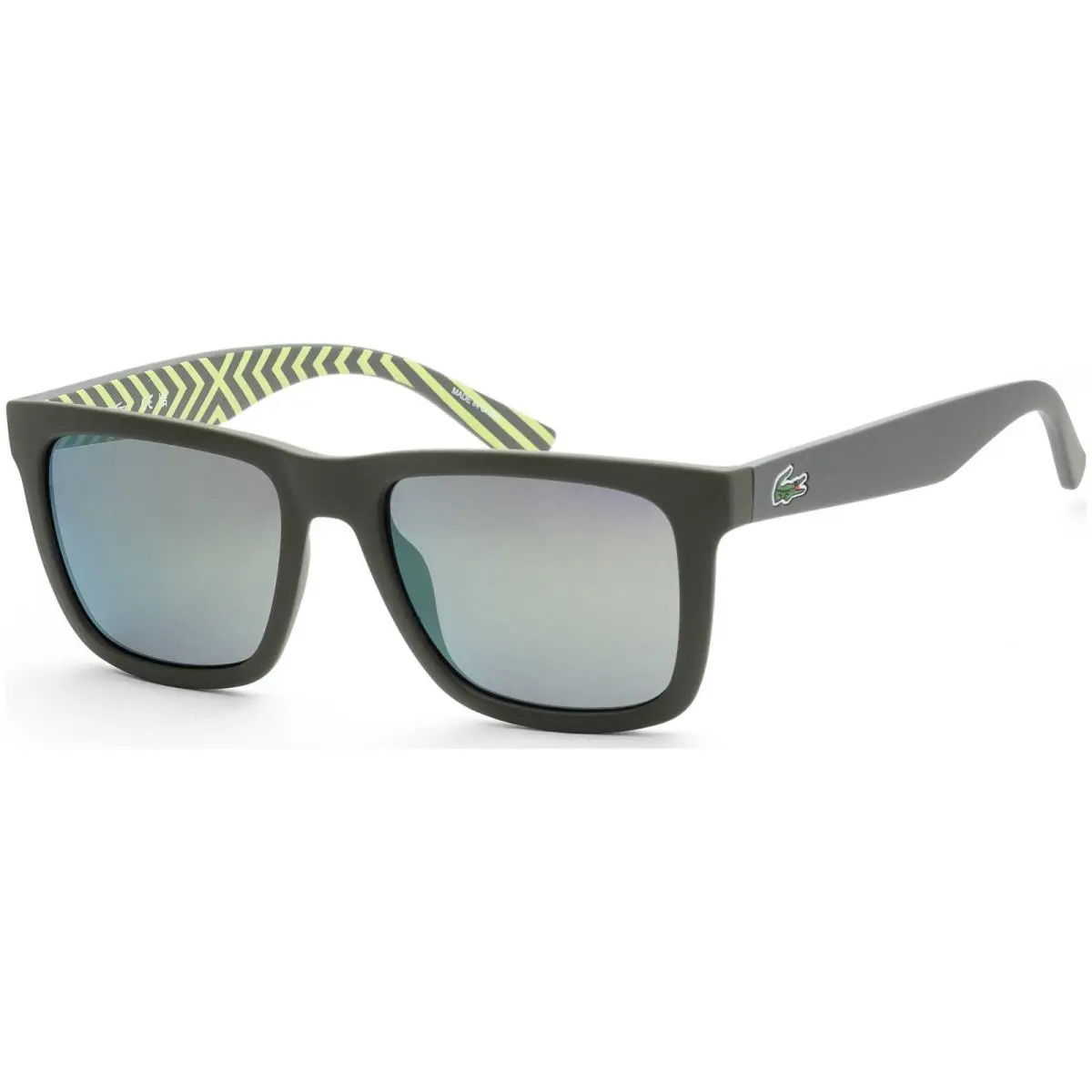 Men`s 54mm Matte Army Green Sunglasses L750S-318-54 by Lacoste