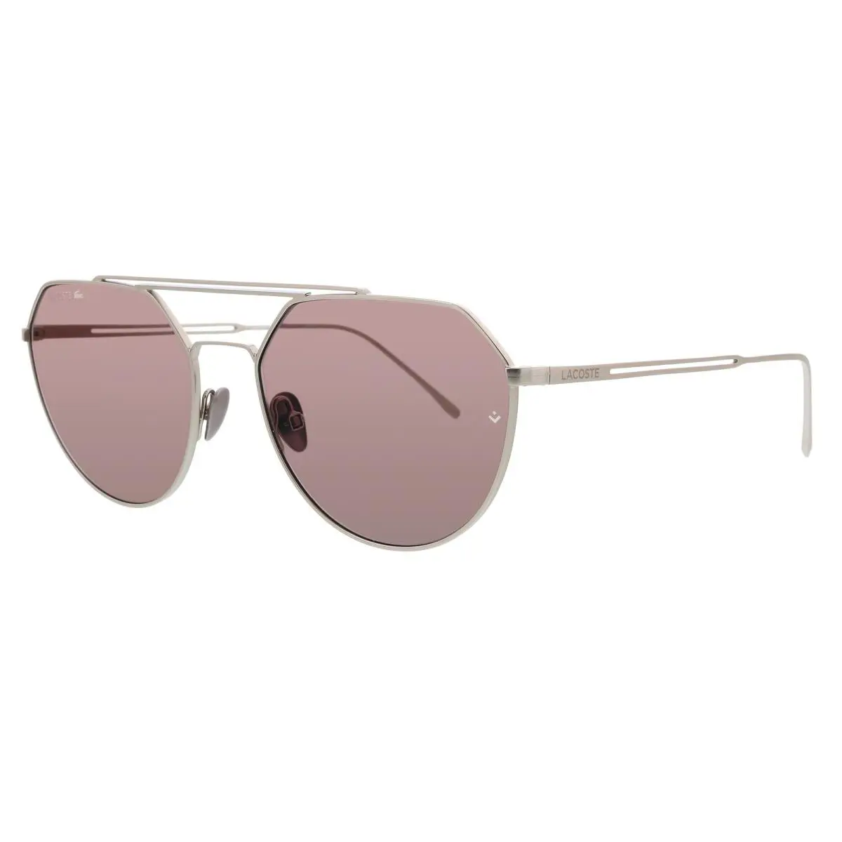 Lacoste Paris Collection L220SPC 41568 Matte Gunmetal Geometric Round Sunglasses