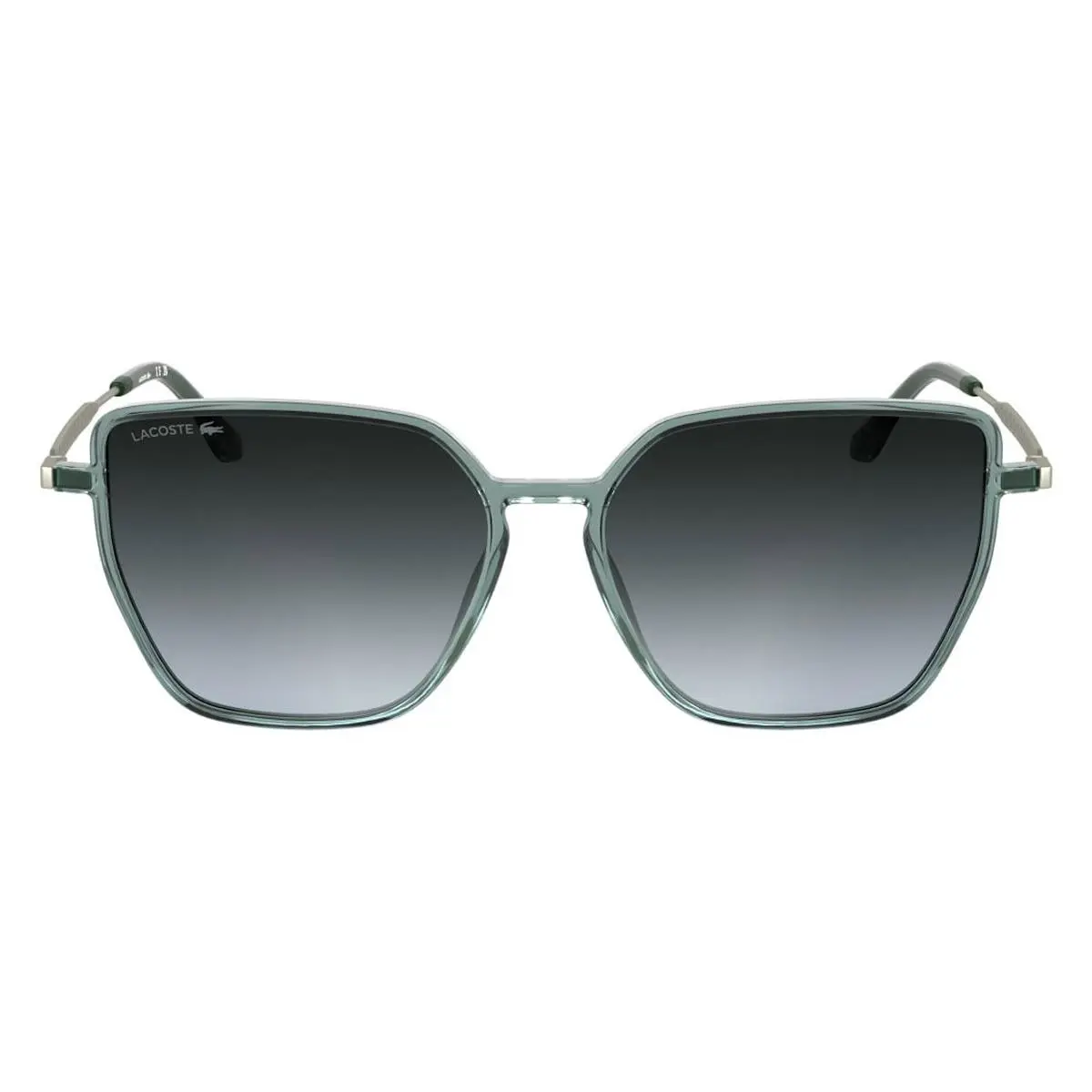 Lacoste L6062S Sunglasses Female Transparent Azure 56mm - Frame: Transparent Azure, Lens: Transparent Azure
