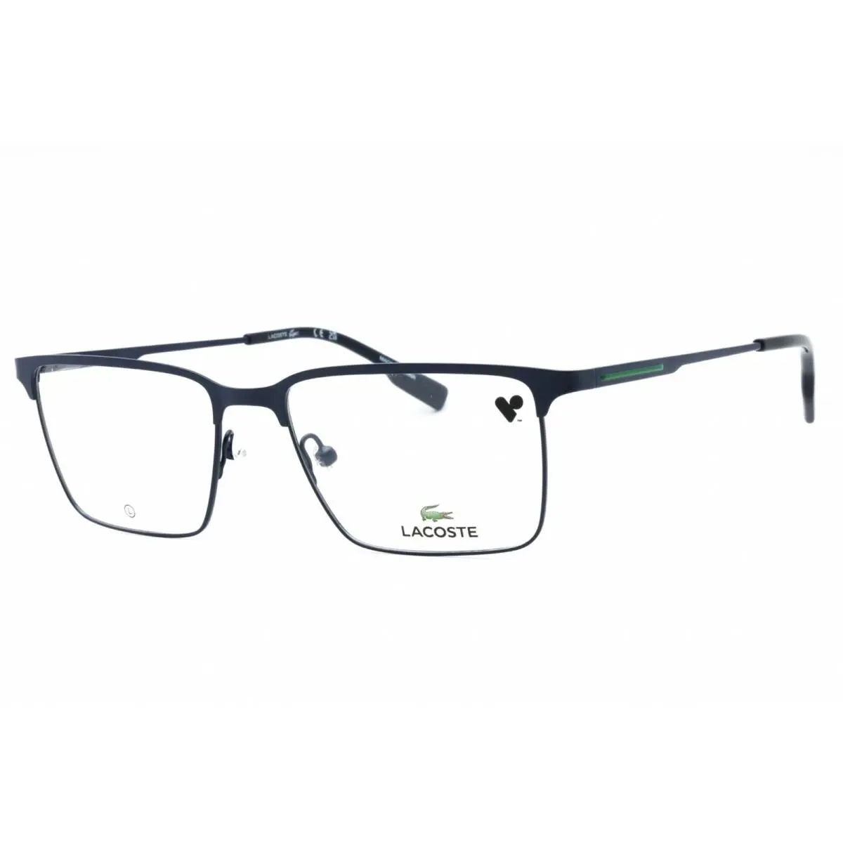 L2296 424 Eyeglasses Matte Blue Frame 55mm by Lacoste