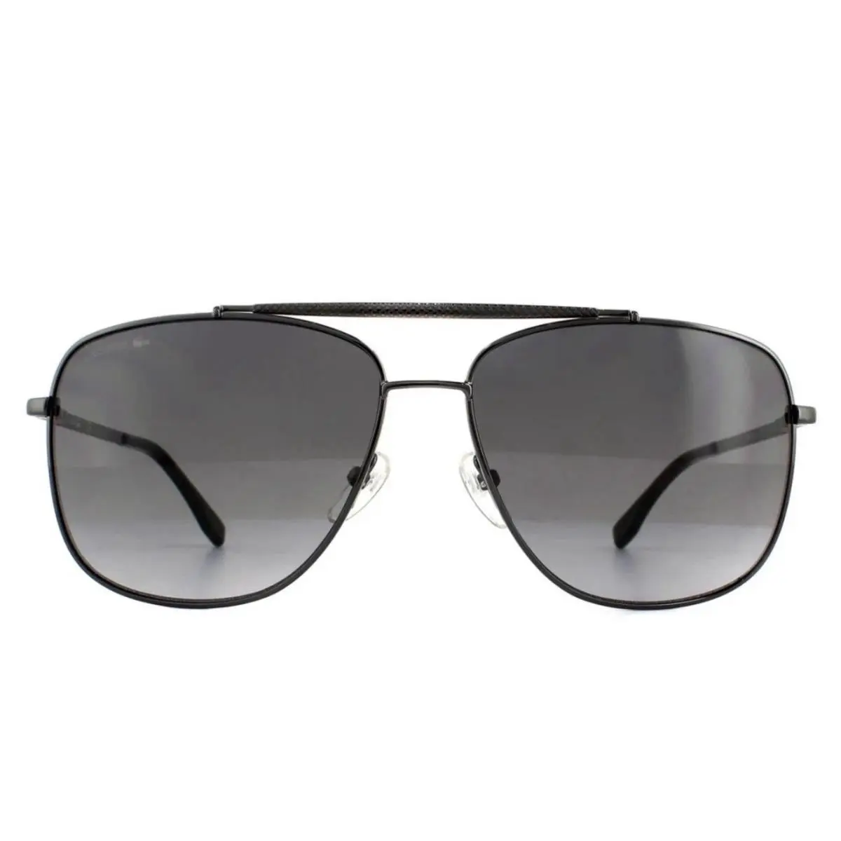Lacoste L188S Men`s Gold Aviator Sunglasses - Frame: Gold, Lens: Gray