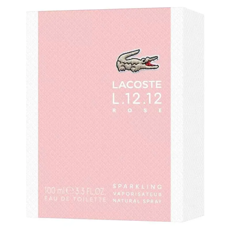 Eau DE Lacoste Rose SPARKLING-WOMEN-EDT-SPRAY-3.3 OZ-100 Ml-authentic-france