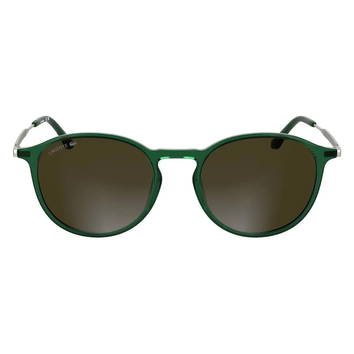 Lacoste L6061S Sunglasses Male Transparent Green 52mm - Frame: Transparent Green, Lens: Transparent Green