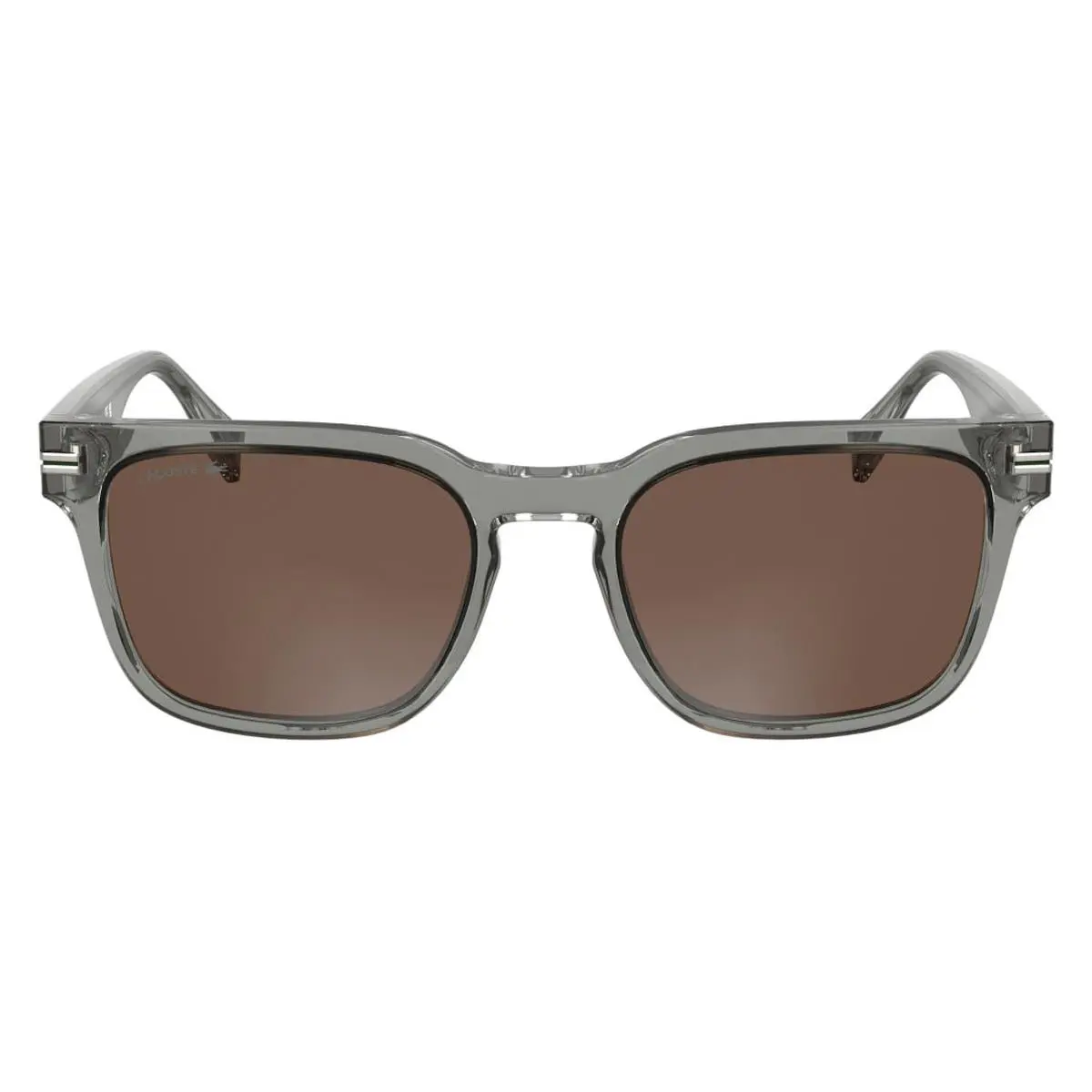 Lacoste L6065S Sunglasses Male Transparent Light Gray 54mm - Frame: Transparent Light Gray, Lens: Transparent Light Gray