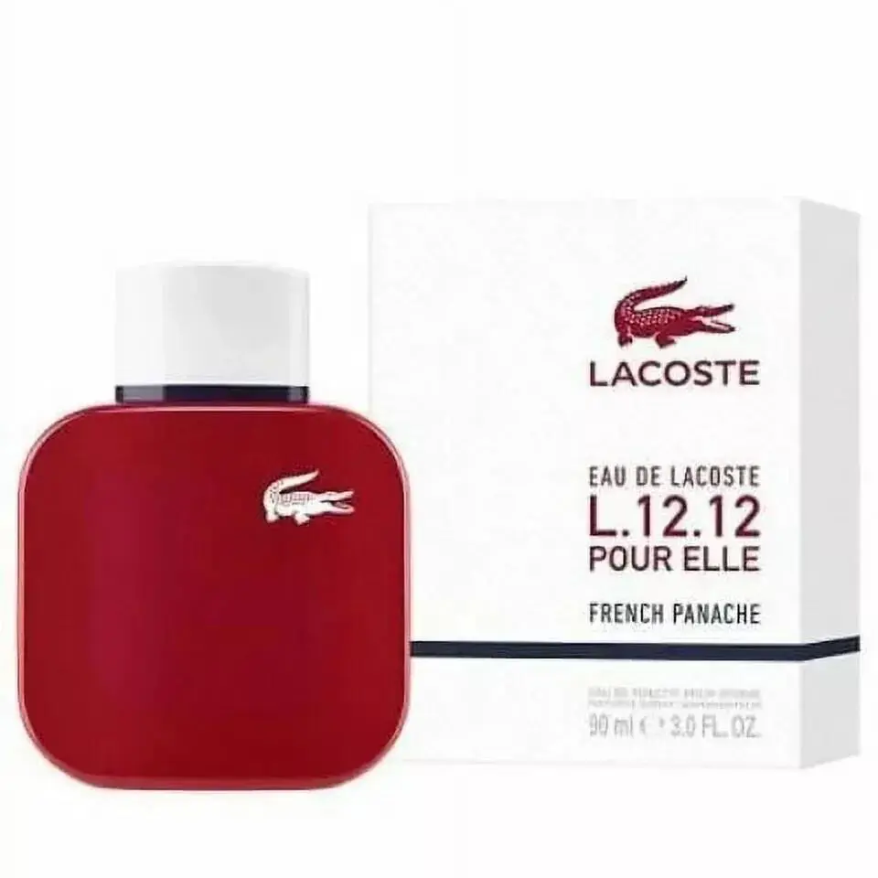 Lacoste L.12.12 French PANACHE-WOMEN-EDT-SPRAY-3.0 OZ-90 Ml-authentic-france