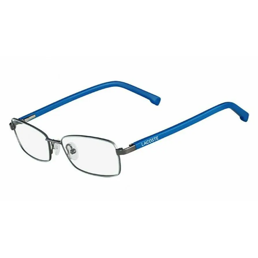 Lacoste Kid`s Eyeglasses Frame - L3102 038 - Grey / Aqua Blue 48-15-125