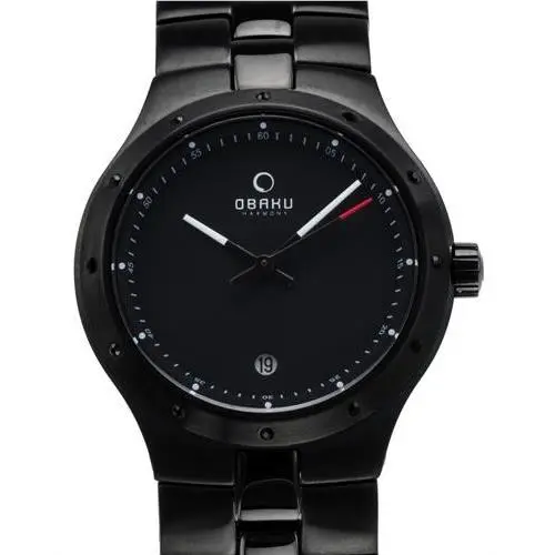Obaku Harmony Ladies Black Stainless Steel Quartz Watch