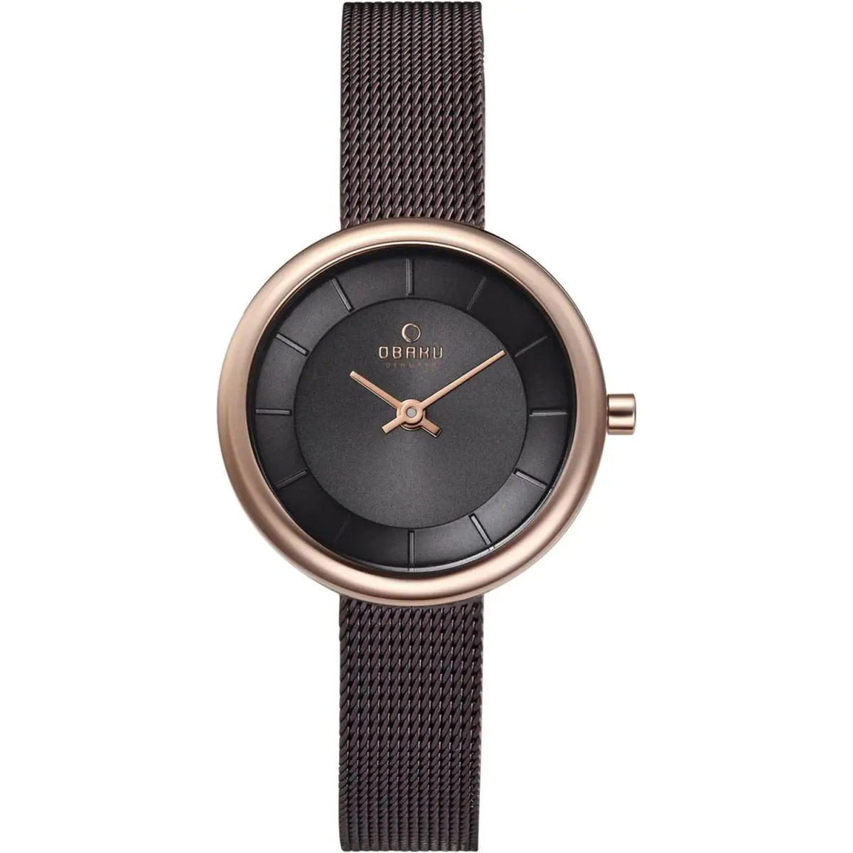 Obaku Women`s Classic Black Dial Watch - V146LXVNMN
