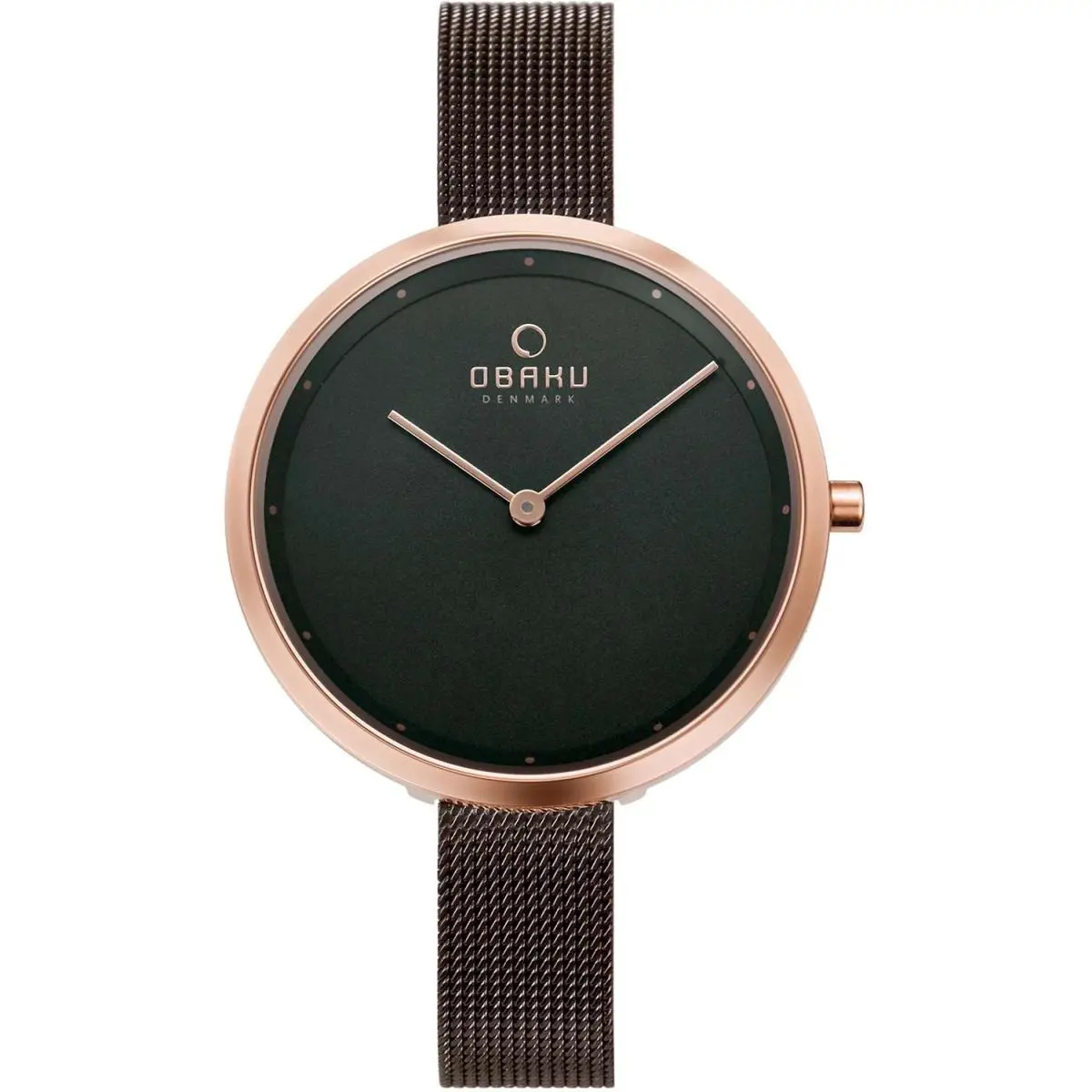 Obaku Women`s Classic Brown Dial Watch - V227LXVNMN