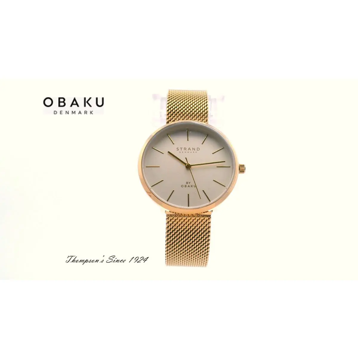 Ladies Watch Strand Denmark by Obaka S700LXGIMG3 by Obaku