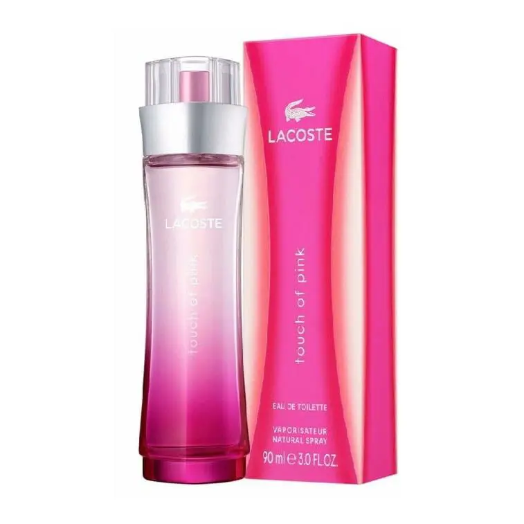 Lacoste Touch Of Pink 3Oz Women`s Perfume Edt 6 x 6 x 4