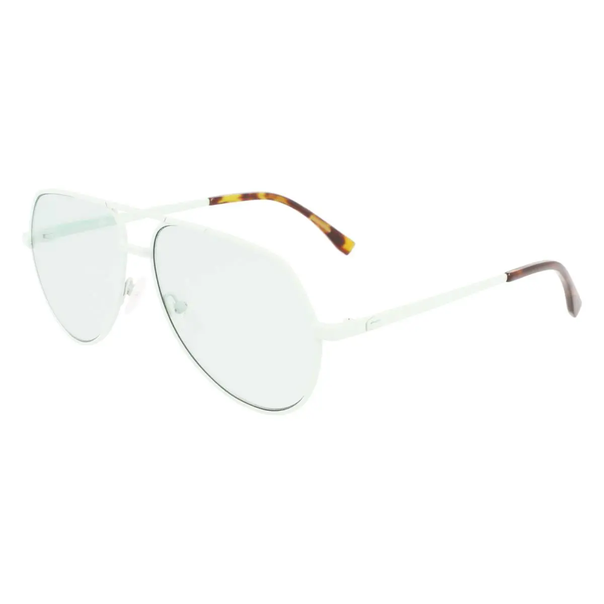 Lacoste L250SE 320 Mint Aviator Sunglasses with Green Lenses