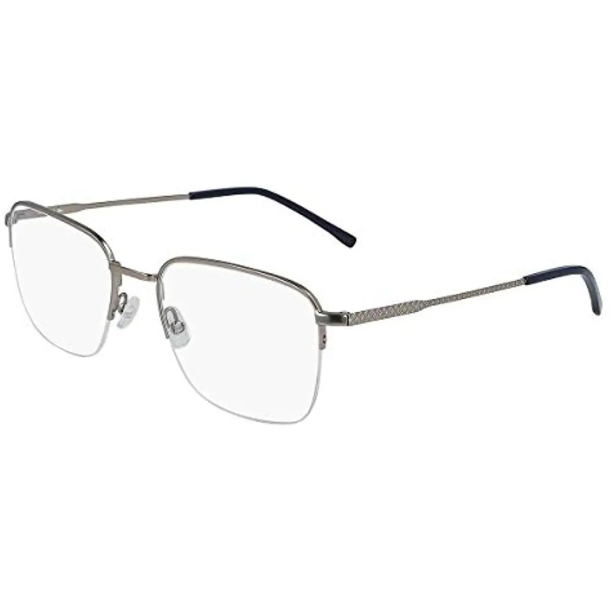 Lacoste L2254 035 Matte Light Ruthenium Blue Eyeglasses 52mm with Case
