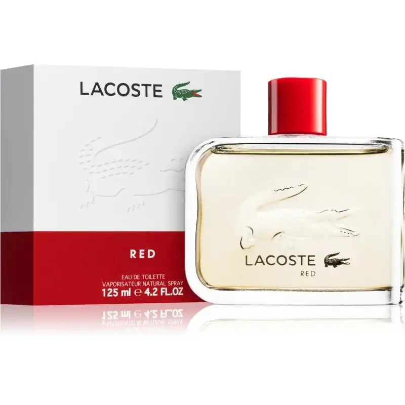 Red  For Men Eau de Toilette Spray 4.2 oz by Lacoste