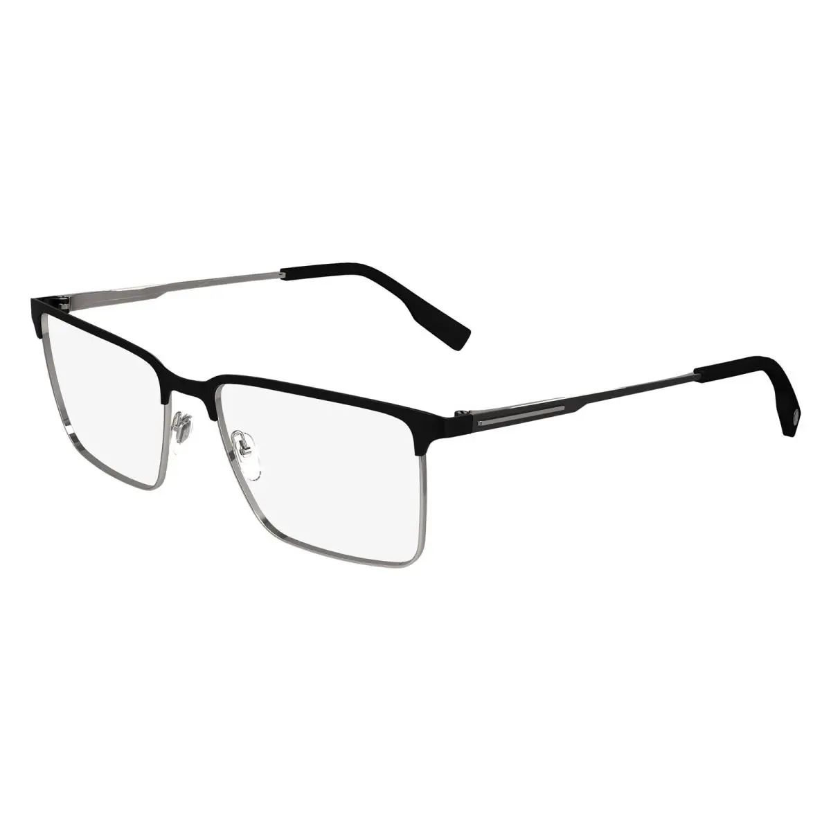 Lacoste L2296 002 Matte Black Silver Eyeglasses 55/17/145