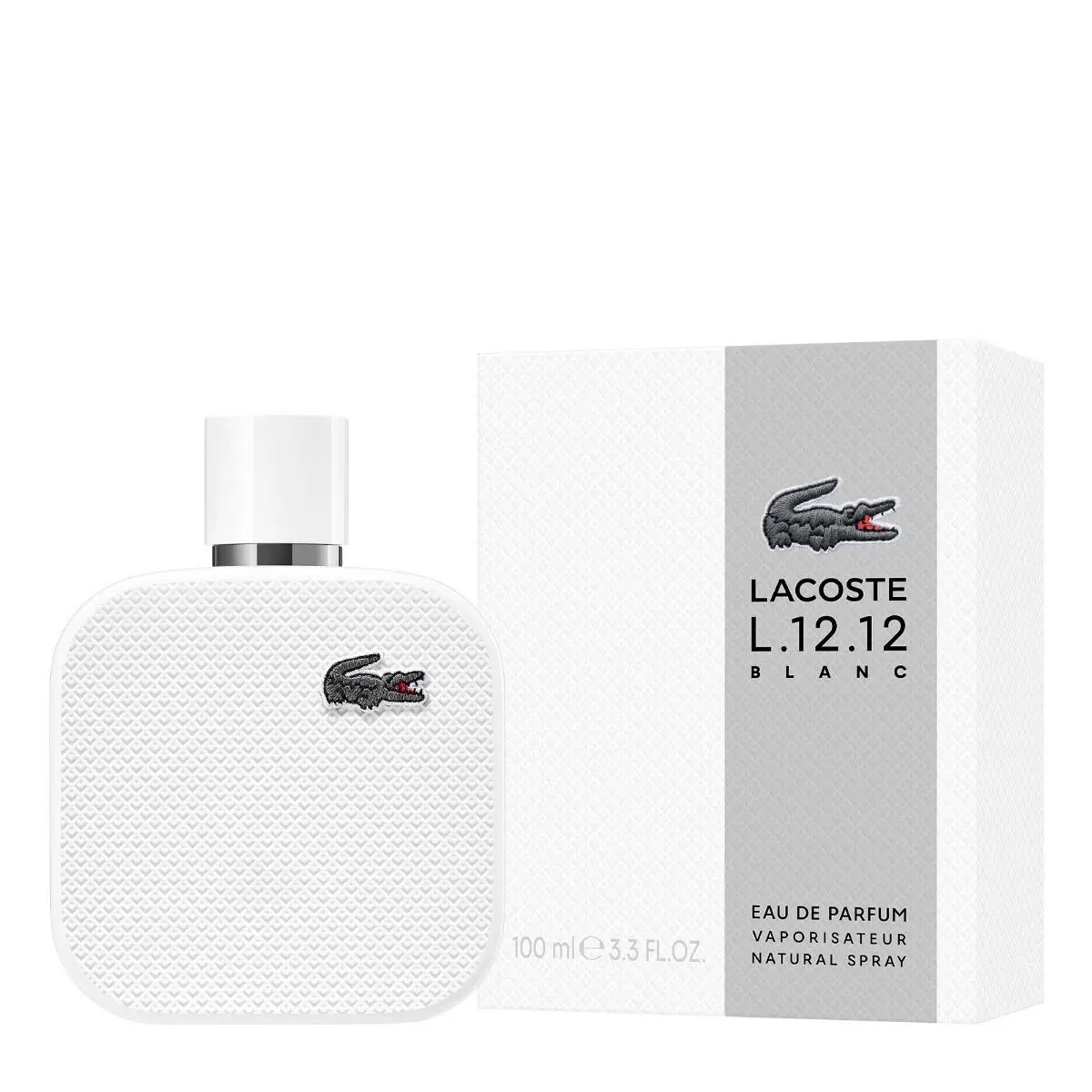 Lacoste L.12.12 Blanc Eau DE Parfum Spray For Men 100 ML 3.3 FL OZ