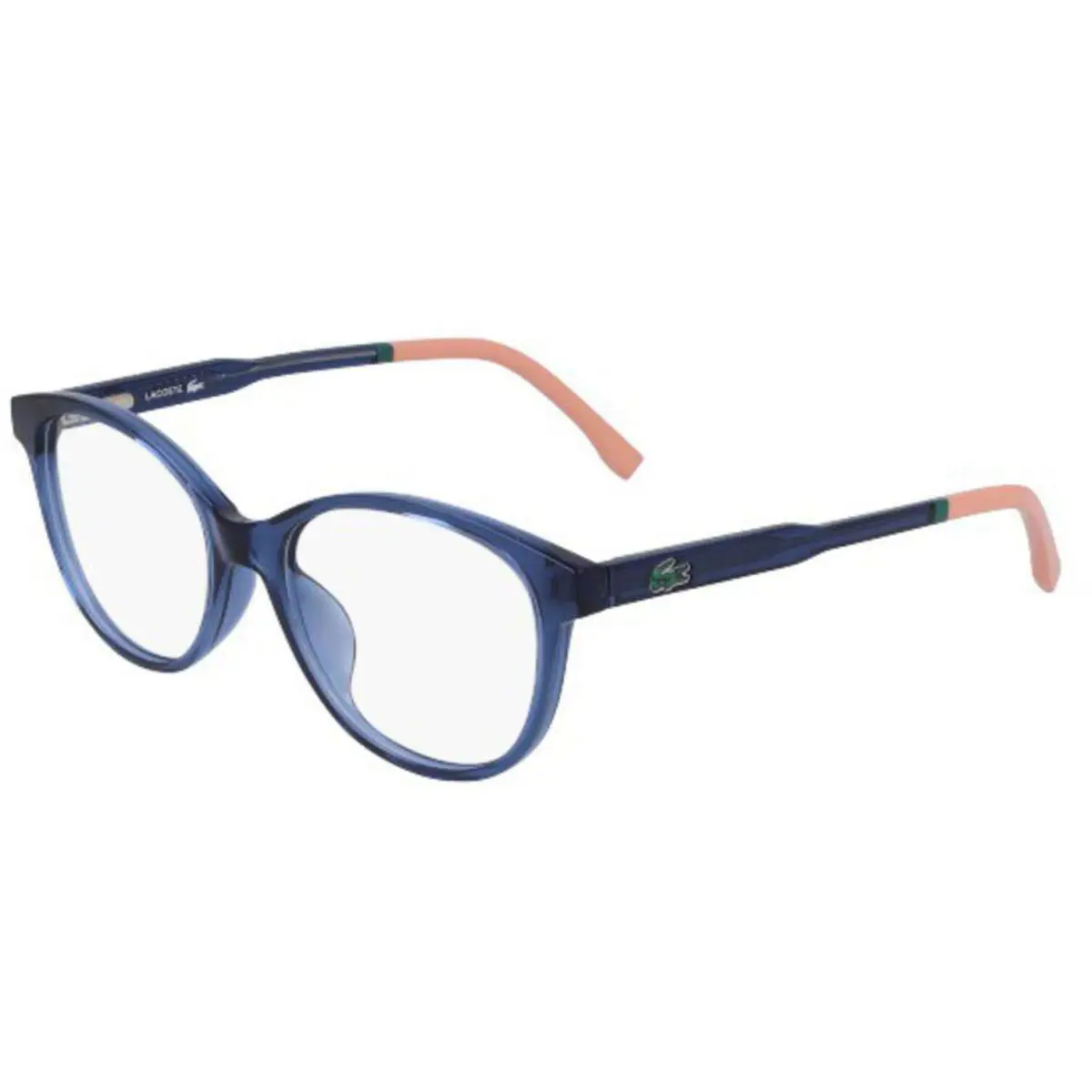 Kids Lacoste L 3636 424 Crystal Blue Eyeglasses 48/15/130 with Lacoste Case