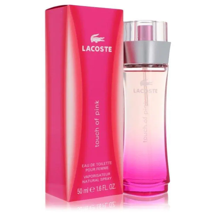 Touch of Pink by Lacoste Women`s Eau De Toilette Spray 1.6 oz