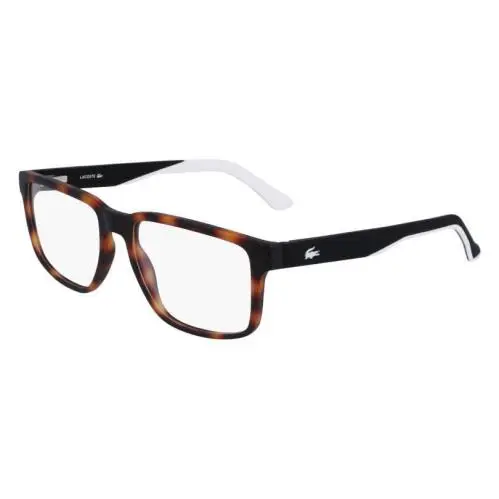Lacoste L-2912 230 Matte Havana Eyeglasses W/black White Temples 54/17/140 - Other, Frame: Havana